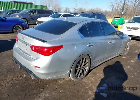 2014 Infiniti Q50 Premium from USA, damaged, VIN JN1BV7AR0EM699553